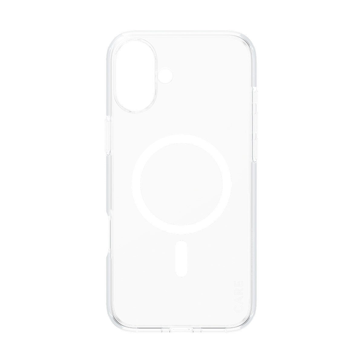 CARE by PanzerGlass® Urban Combat Case Transparent m. Hvid MagSafe iPhone 16 Plus